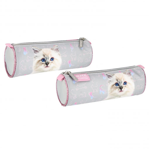 Picture of PINK KITTY PENCIL CASE